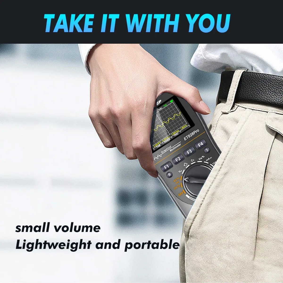 Automotive Oscilloscope Multimeter ET828Pro | 10MHz 50Msps | 6000 Count - Thumbnail 7