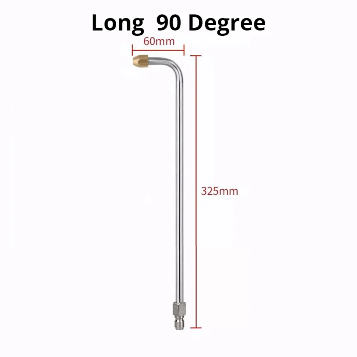 Pressure Washer Extension Lance | 1/4 Quick Connect | 25°, 90° or U Shape - Thumbnail 4