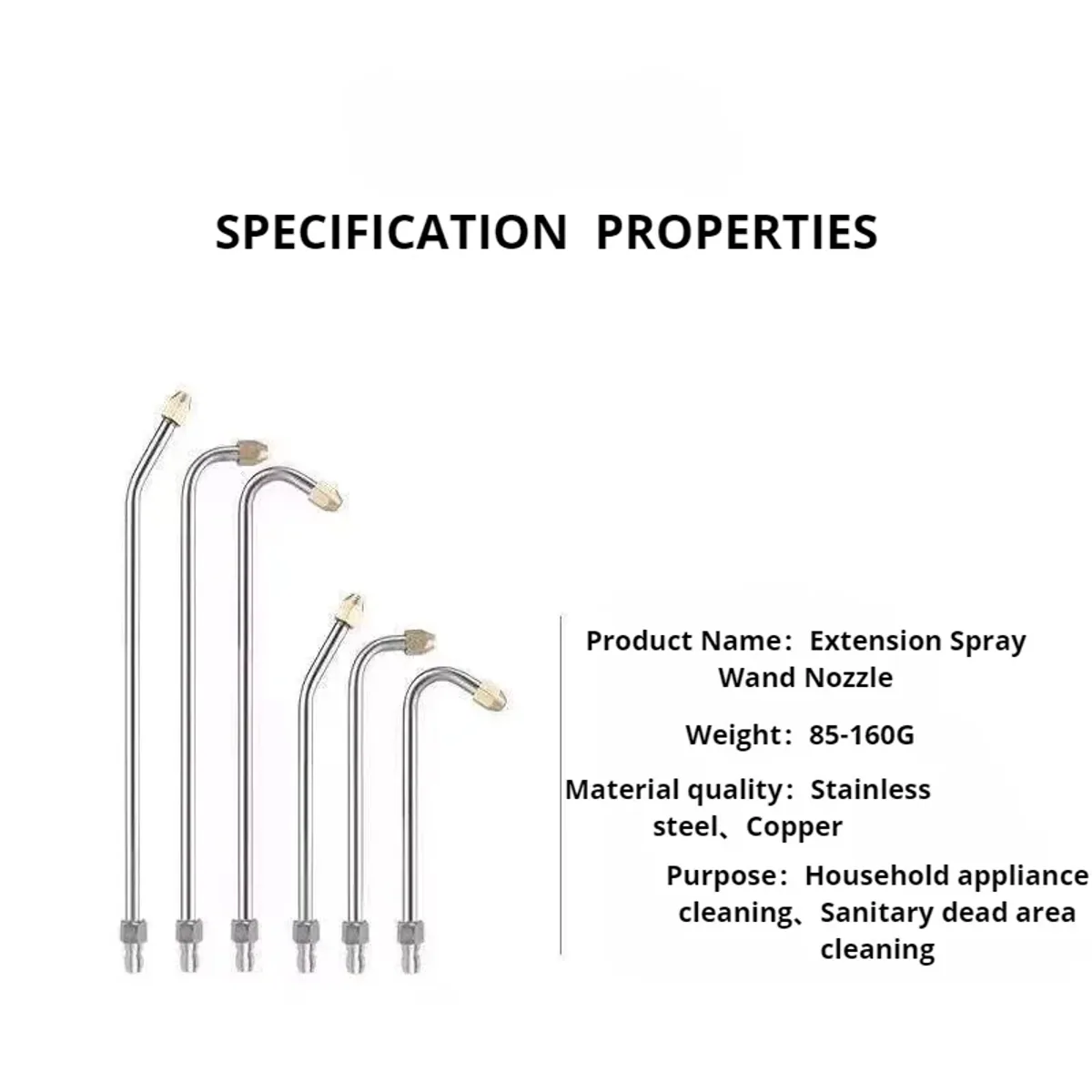 Pressure Washer Extension Lance | 1/4 Quick Connect | 25°, 90° or U Shape - Thumbnail 5