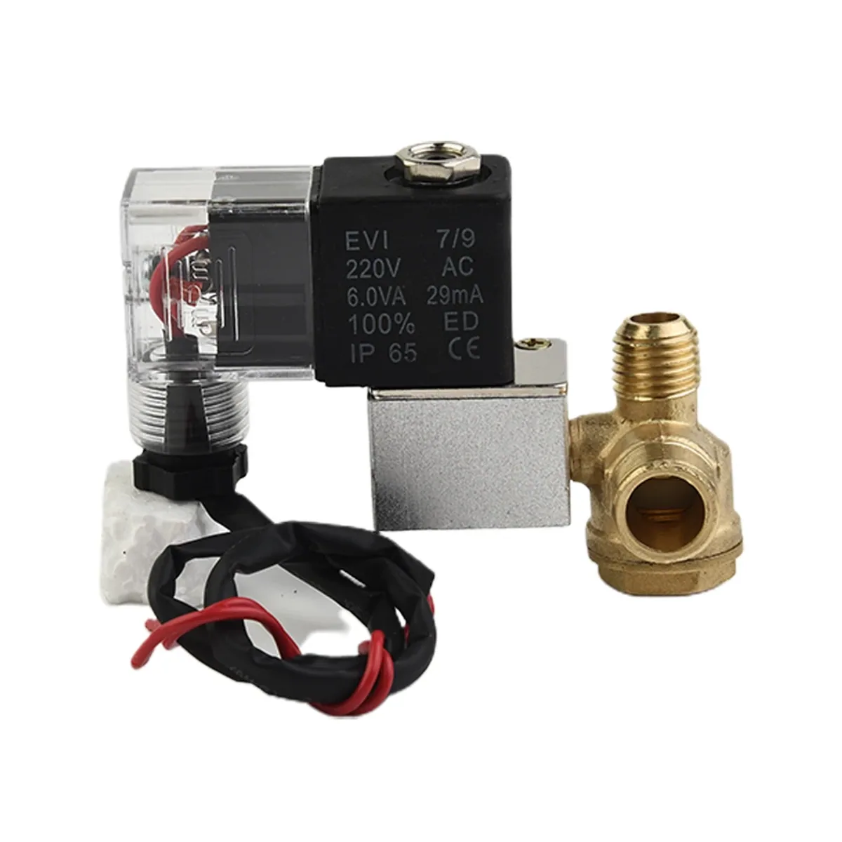Air Compressor Unloading Valve | 2 Way Solenoid | Normally Closed | Female Port - Thumbnail 3
