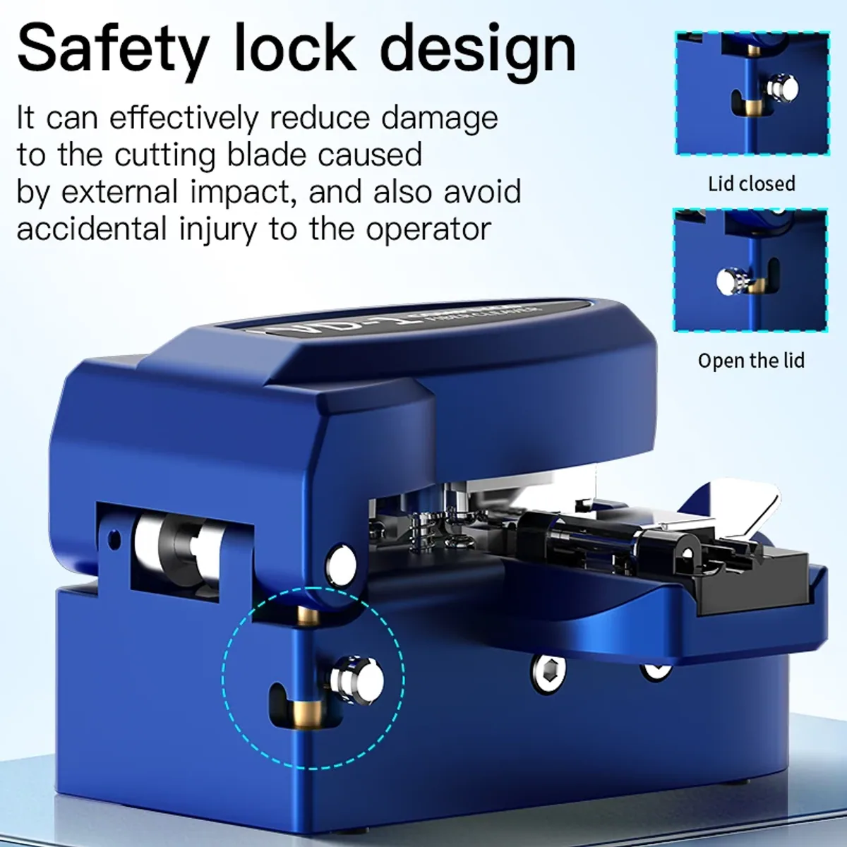 Optical Fibre Cleaver VD-1 | One-Step Cut | 28-Face Blade, 48000 Cuts - Thumbnail 3