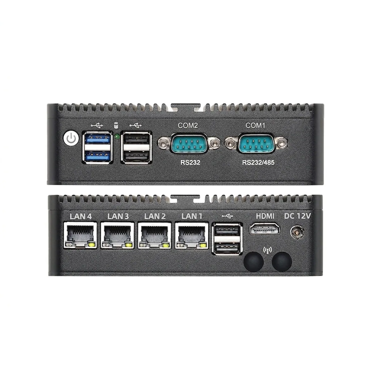 Firewall Appliance Mini PC | Fanless Silent Design | 4x 2.5GbE LAN