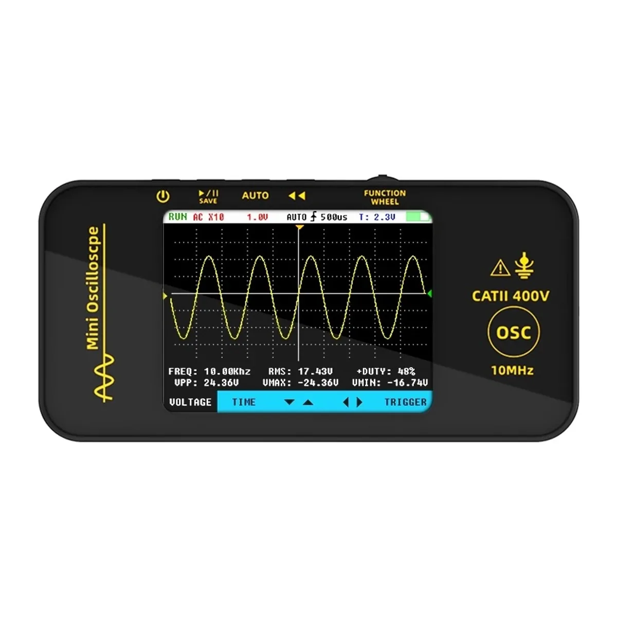 Handheld Oscilloscope OT3/OT5 | 10MHz 48MSa/s or 50MHz 200MSa/s | 3.2 Inch