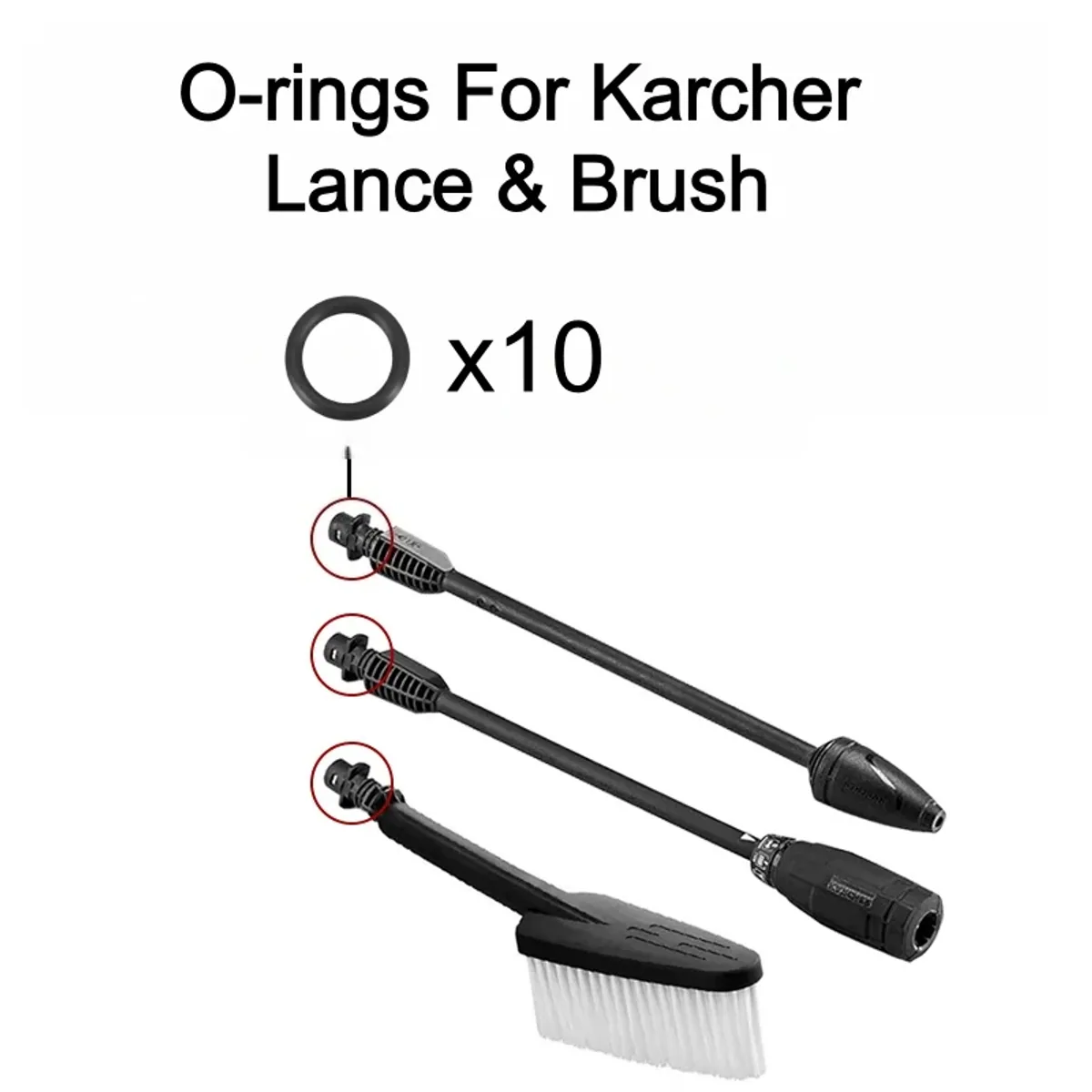 Pressure Washer Replacement Parts | 30 Pcs NBR O-Rings | 2.640-729.0 - Thumbnail 3