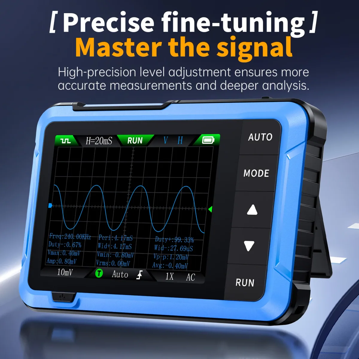 Pocket Handheld Oscilloscope DSO510/DSO153/DSO152 | Up to 10MHz | 2.8in - Thumbnail 8