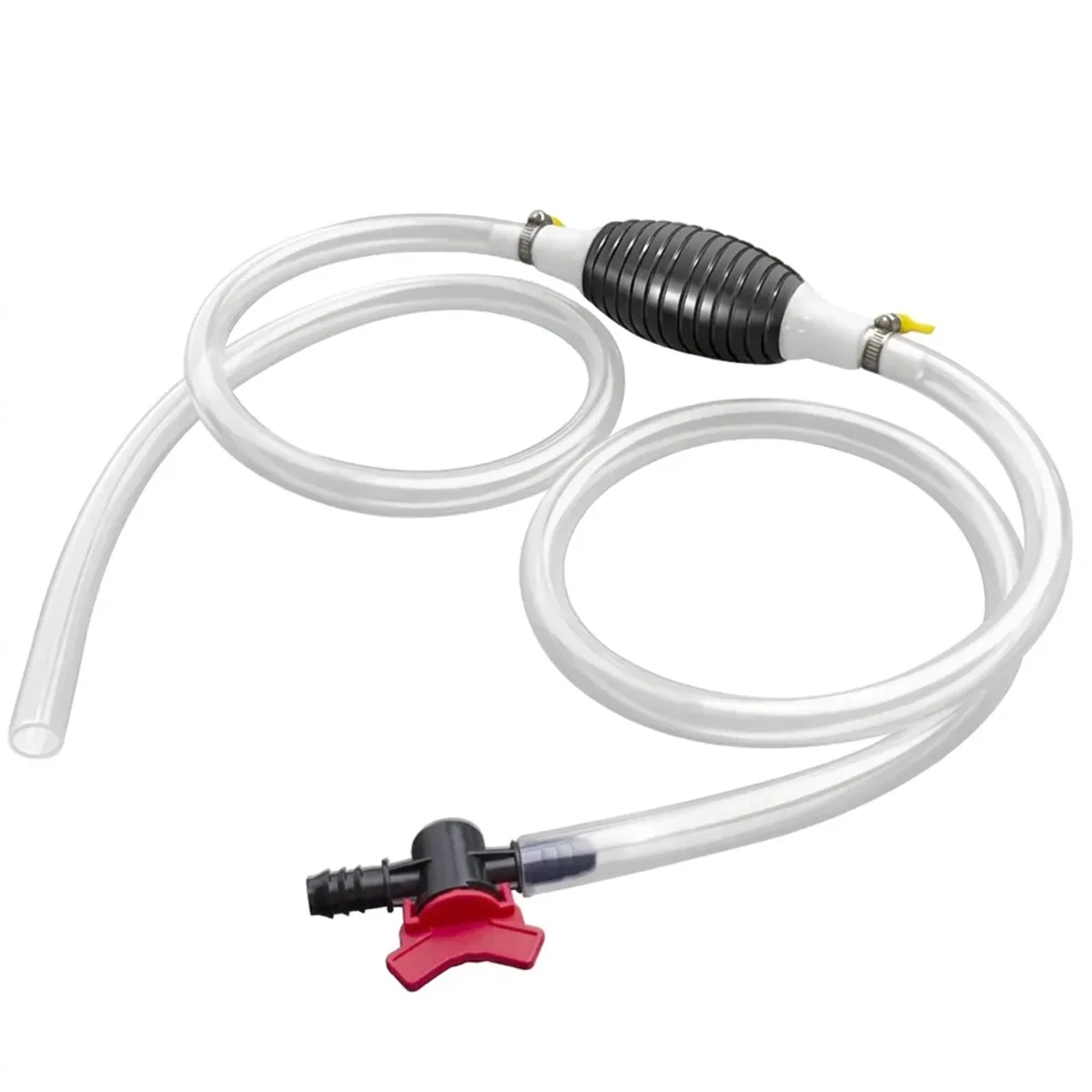 Fuel Pump | 2M PVC Siphon Hose | Manual Gas and Diesel Transfer