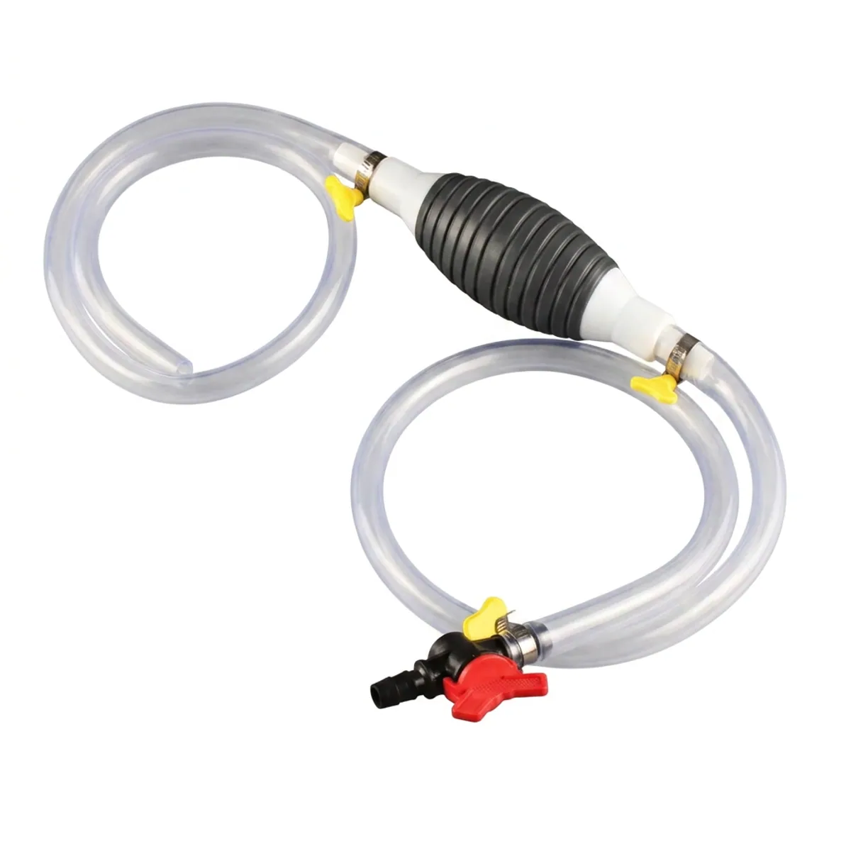 Fuel Pump | 2M PVC Siphon Hose | Manual Gas and Diesel Transfer - Thumbnail 4