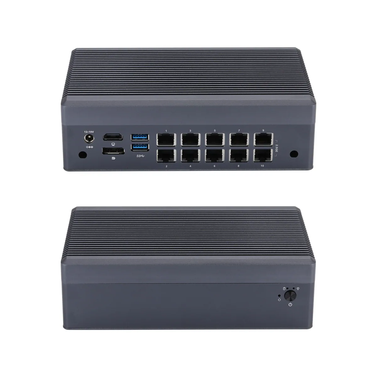 Firewall Appliance Mini PC | 10x 2.5GbE RJ45 | Fanless Router PC - Thumbnail 4