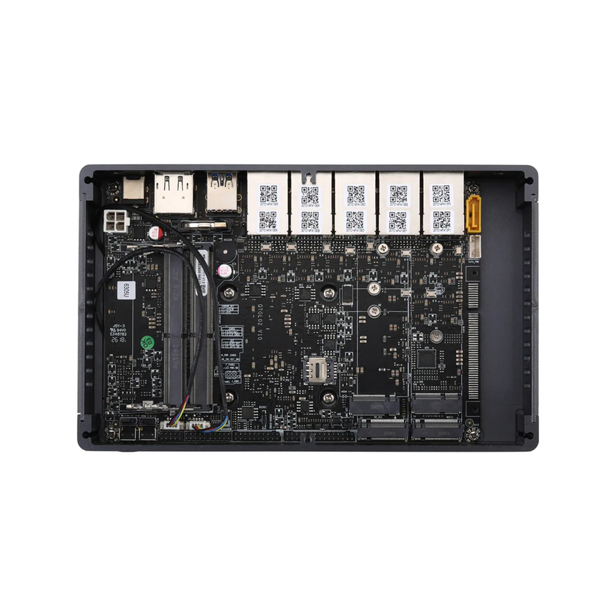 Firewall Appliance Mini PC | 10x 2.5GbE RJ45 | Fanless Router PC - Thumbnail 2