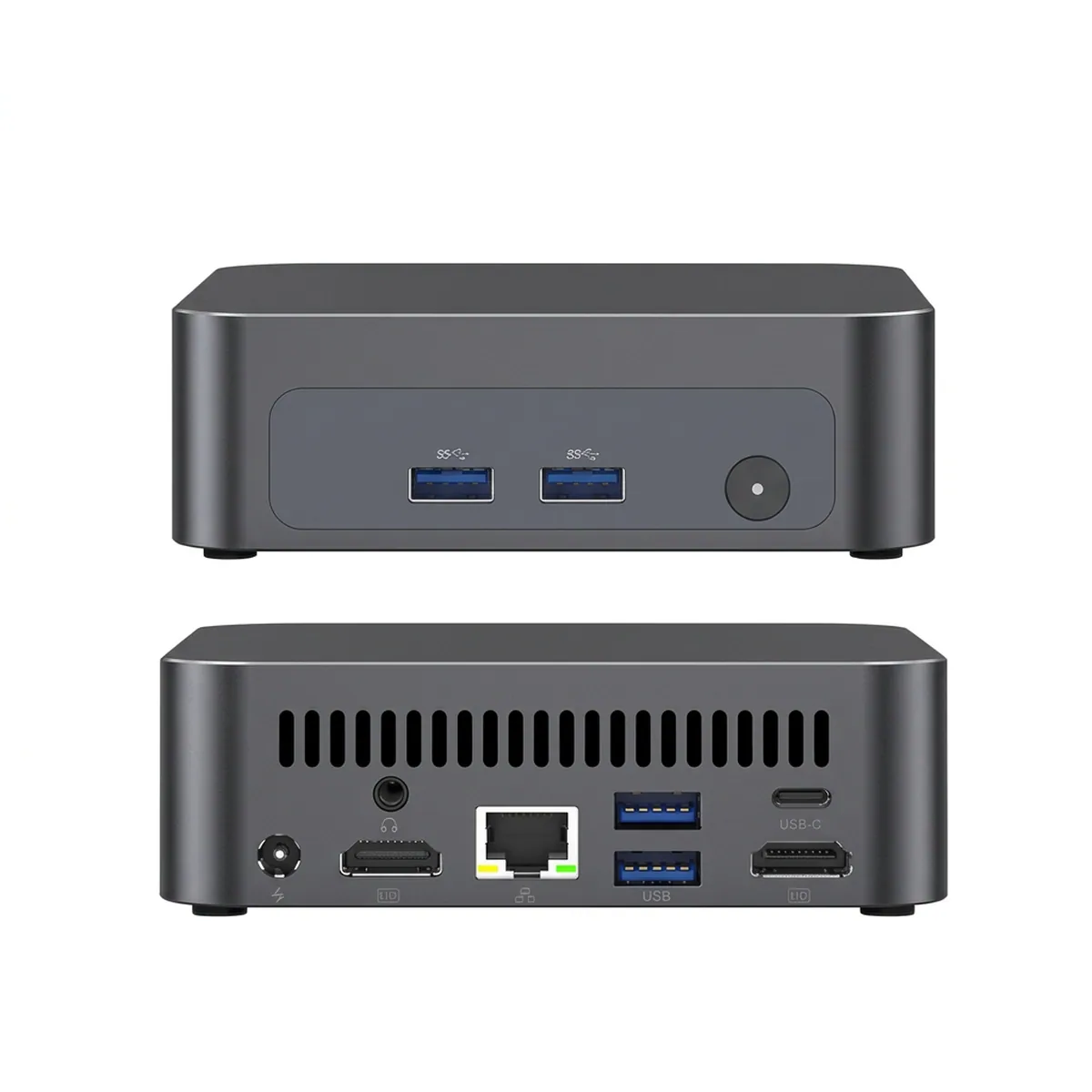 Ryzen Mini PC | Metal Case & DDR4 NVMe | Dual HDMI & Wi-Fi 6 - Thumbnail 2