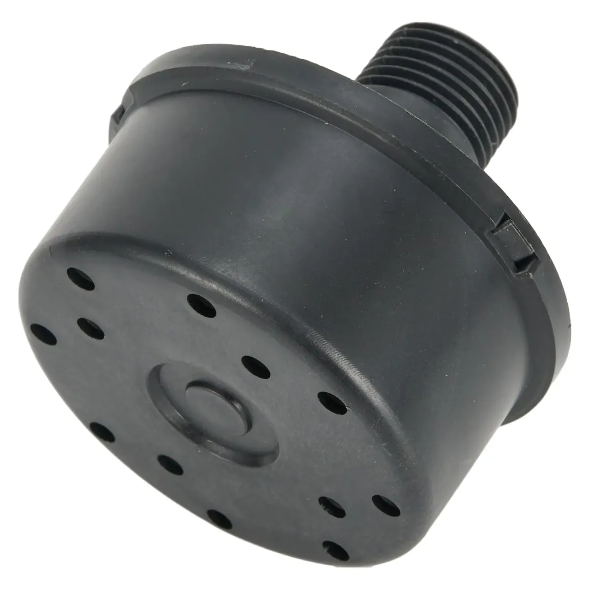 Air Compressor Intake Filter Muffler | 20mm Male Thread | Black Plastic