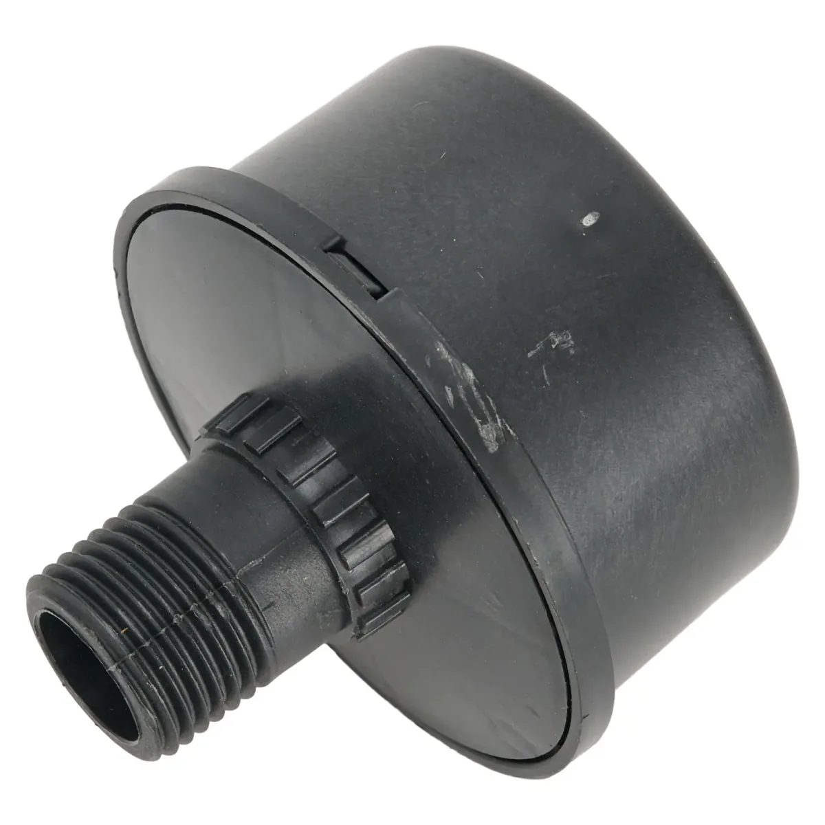 Air Compressor Intake Filter Muffler | 20mm Male Thread | Black Plastic - Thumbnail 3