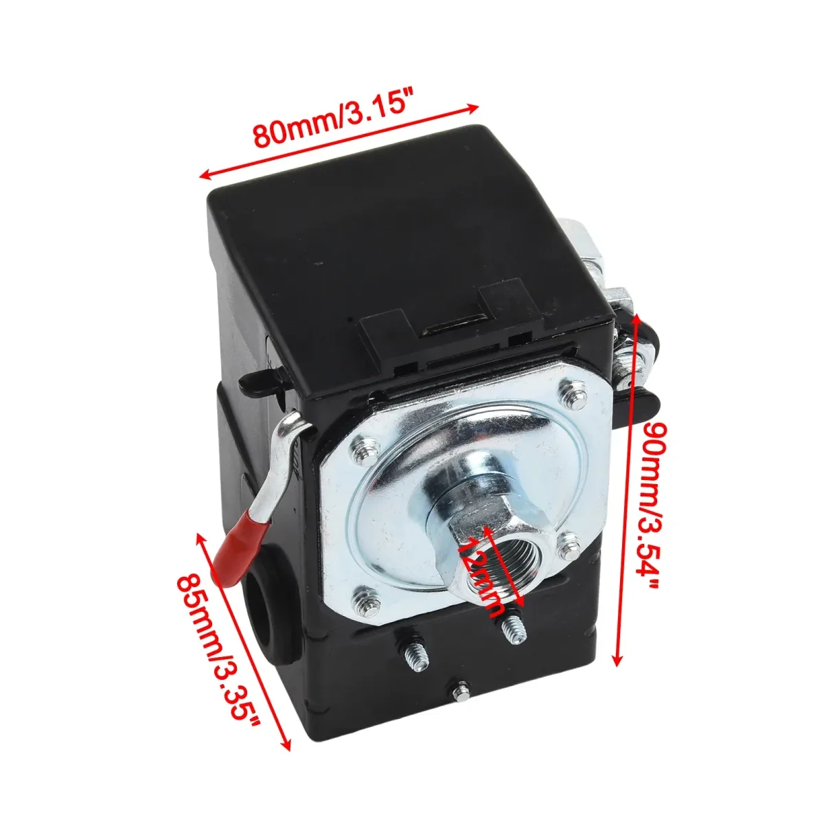Air Compressor Pressure Switch | 26A 240V | Single Port | 3 Pressure Ranges - Thumbnail 5