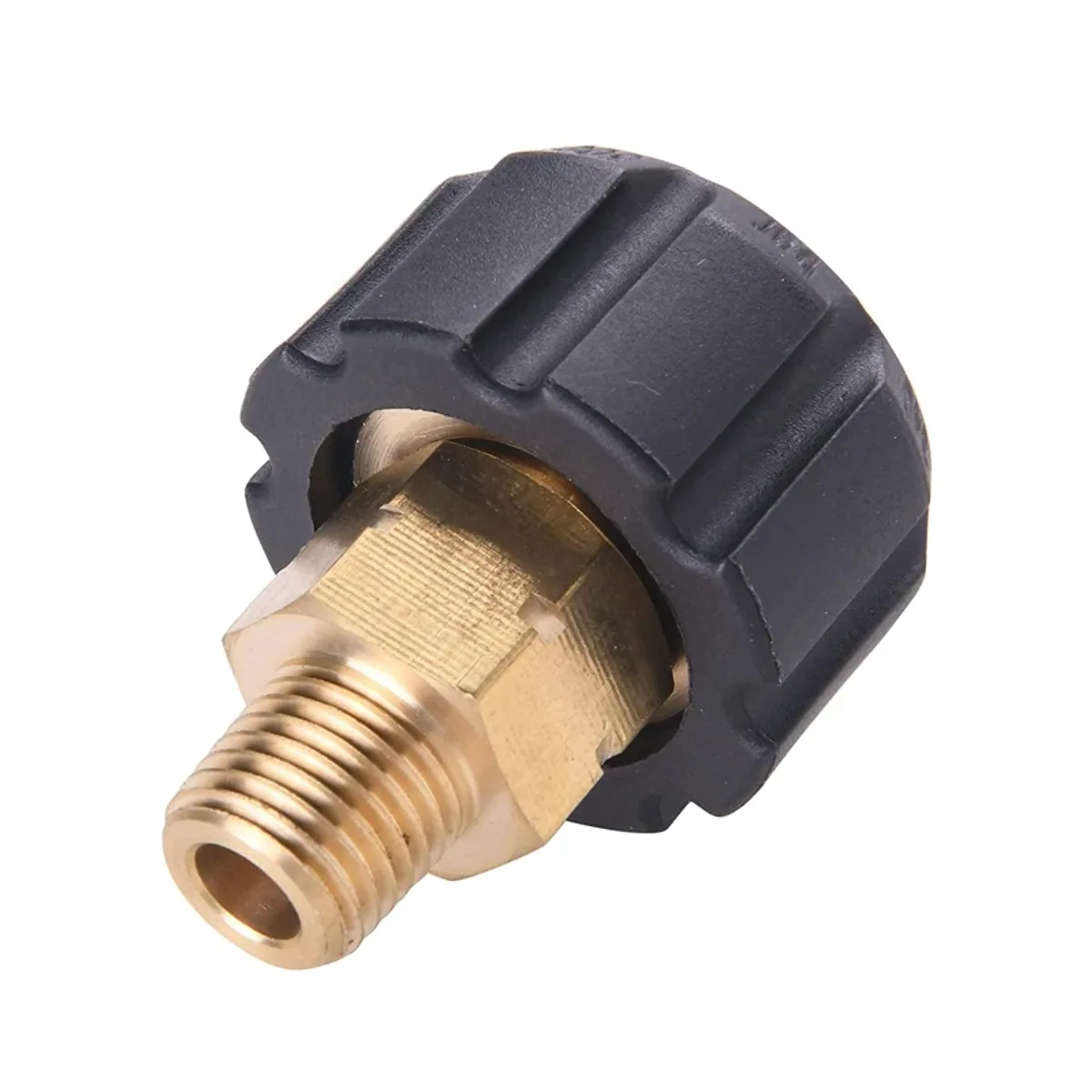 Pressure Washer Hose Adapter M22 | 1/4 or 3/8 Inch Male | 5000 PSI - Thumbnail 2