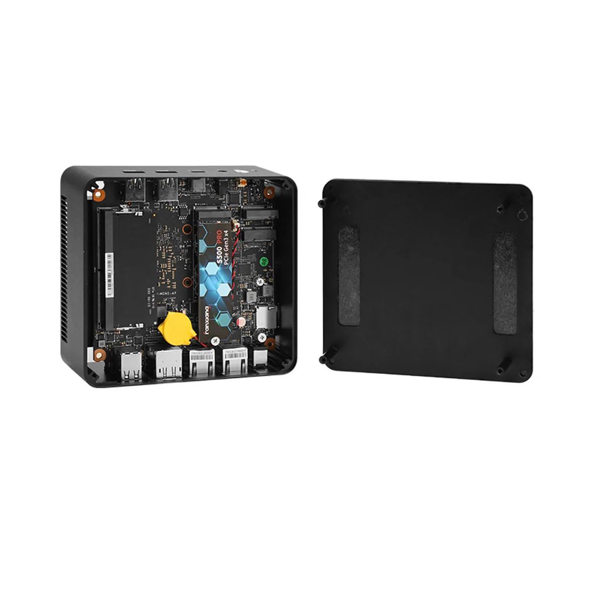 Appliance Mini PC | 2x NVMe DDR5 3x4K Output | Proxmox NAS Router Box - Thumbnail 4