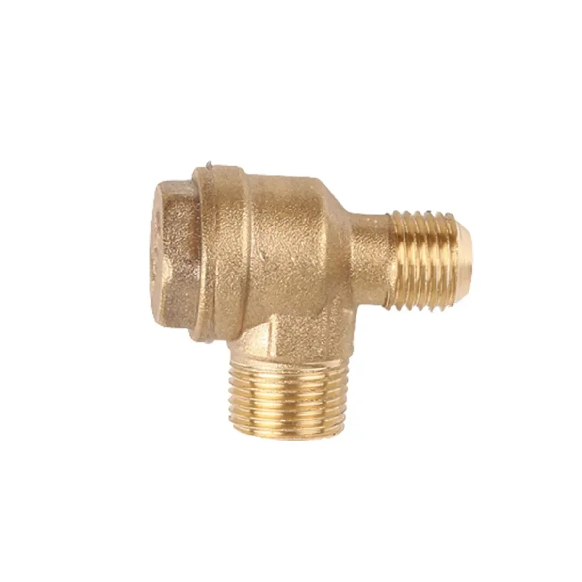Air Compressor Check Valve | 3-Port Brass Male Thread | 16x14mm, 20x16mm - Thumbnail 5