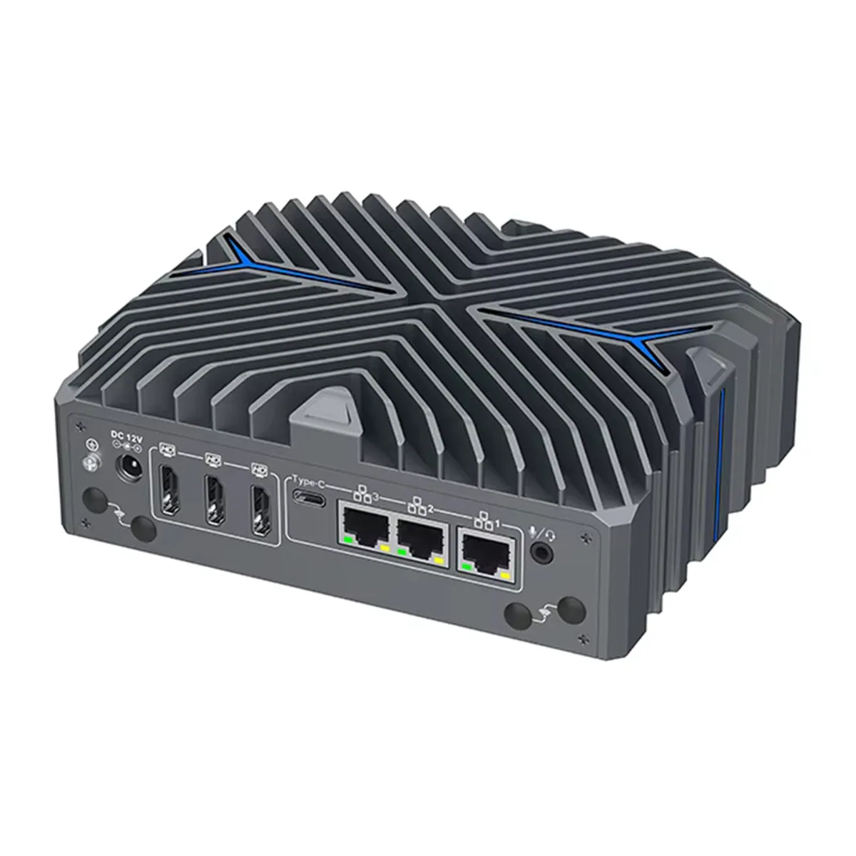 Firewall Appliance Mini PC | 3x 2.5GbE LAN | Fanless Passive Cooling - Thumbnail 4