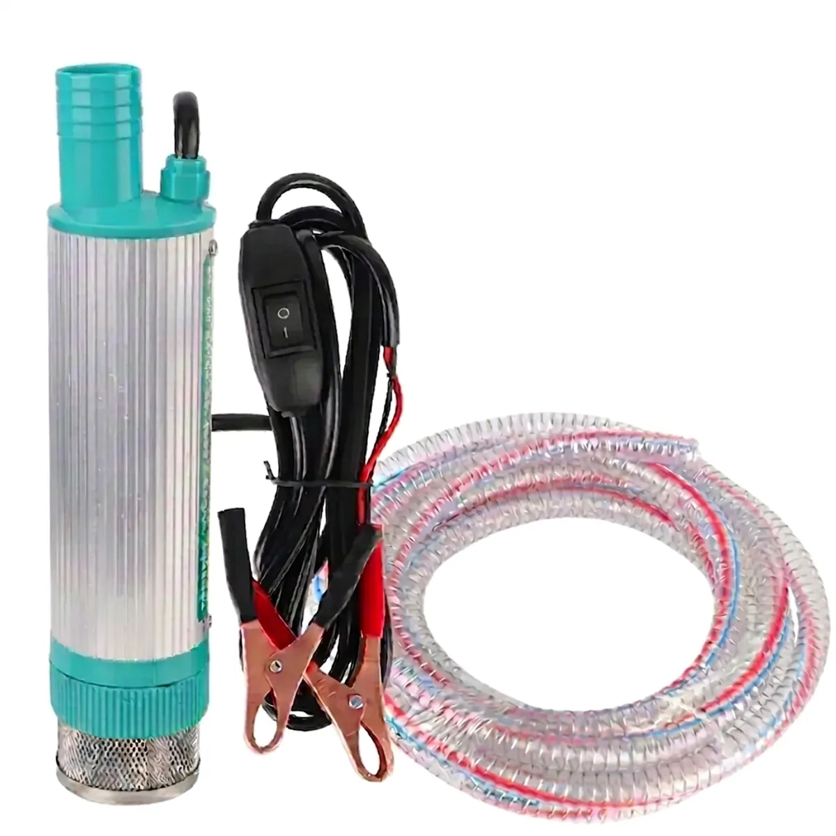 Transfer Pump | 12V DC Aluminum Submersible | 30L/min Fuel Refueling