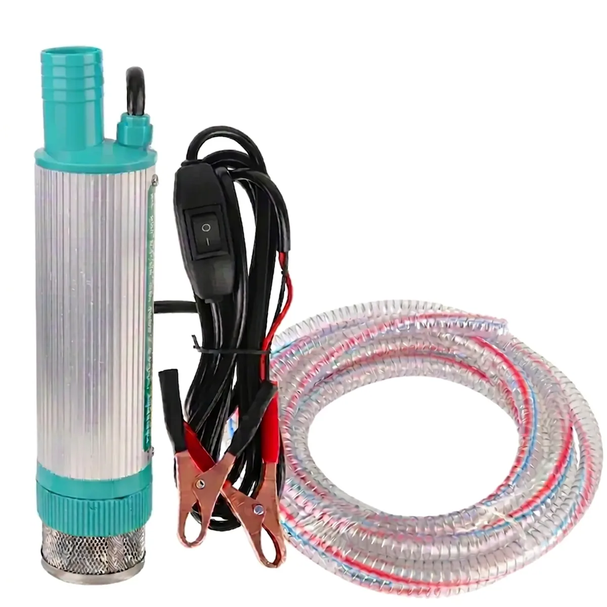 Transfer Pump | 12V DC Aluminum Submersible | 30L/min Fuel Refueling - Thumbnail 2