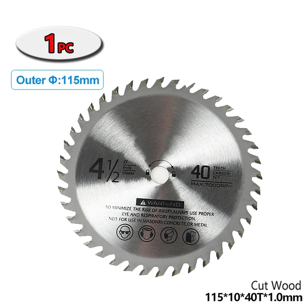 NEWONE 40-Tooth Circular Saw Blade for cutting wood, a durable mini cutting disc with sharp carbide teeth for smooth, precise cuts in lumber and plywood.