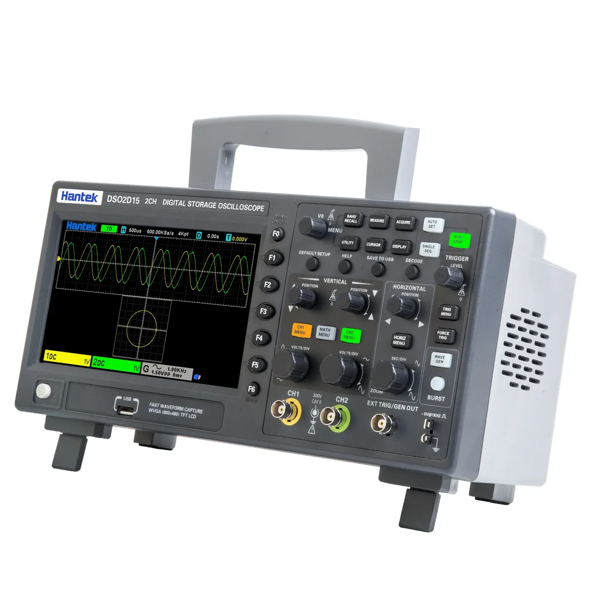 Digital Oscilloscope | 2CH 100 or 150MHz 1GSa/s 8M | DSO2D15 Series - Thumbnail 2