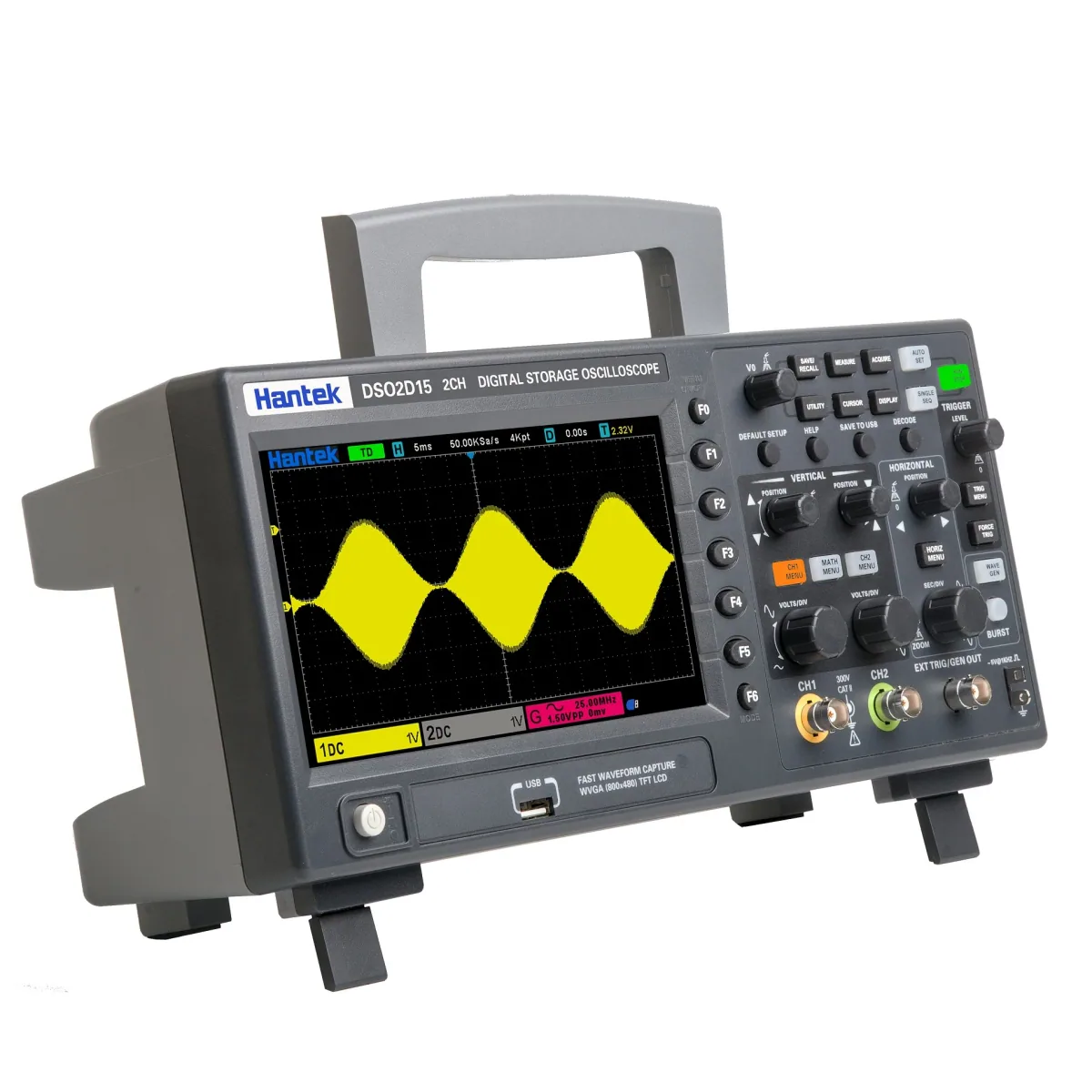 Digital Oscilloscope | 2CH 100 or 150MHz 1GSa/s 8M | DSO2D15 Series - Thumbnail 6