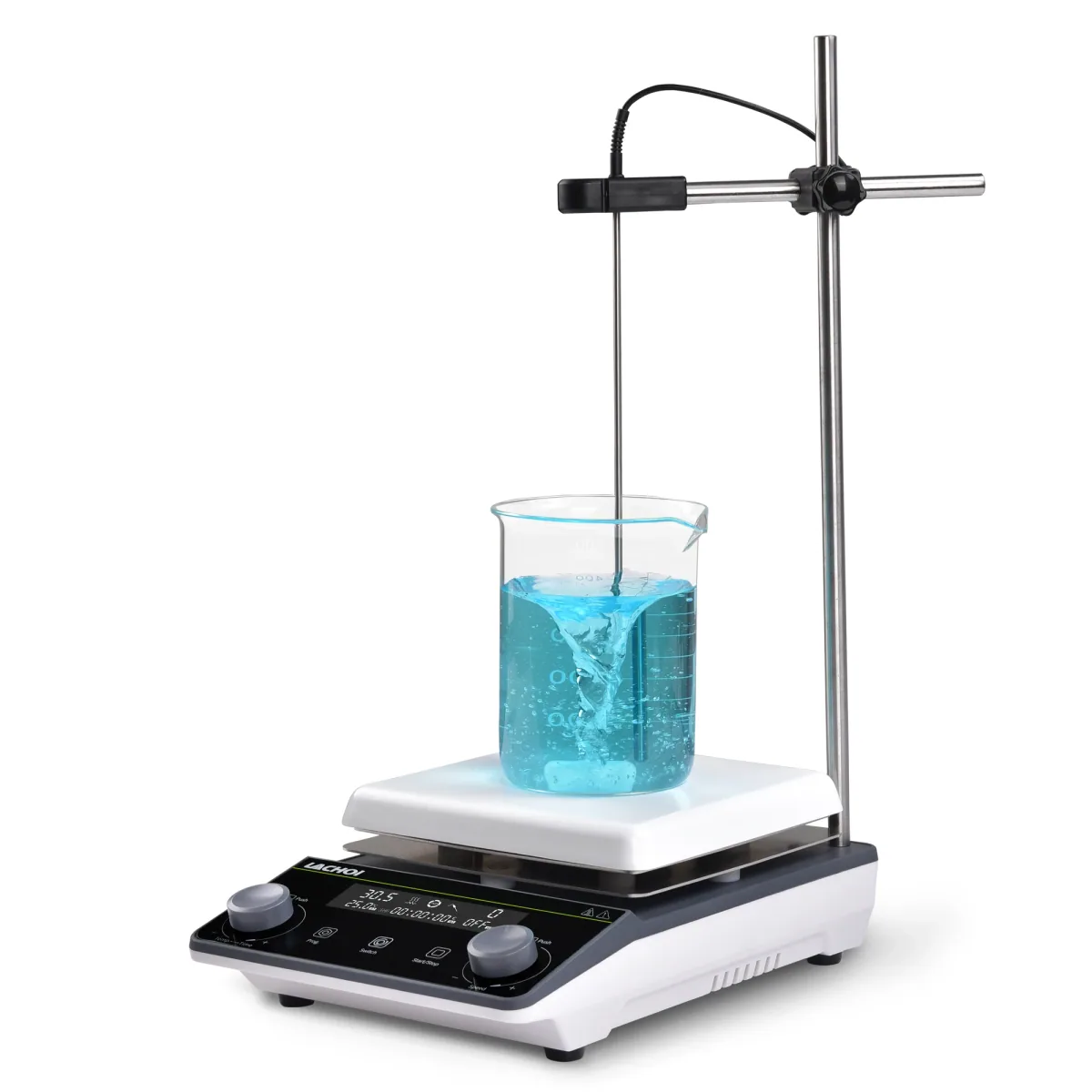 Magnetic Stirrer Hot Plate MSB Series | 5L | RT to 300°C | 1600rpm - Thumbnail 2