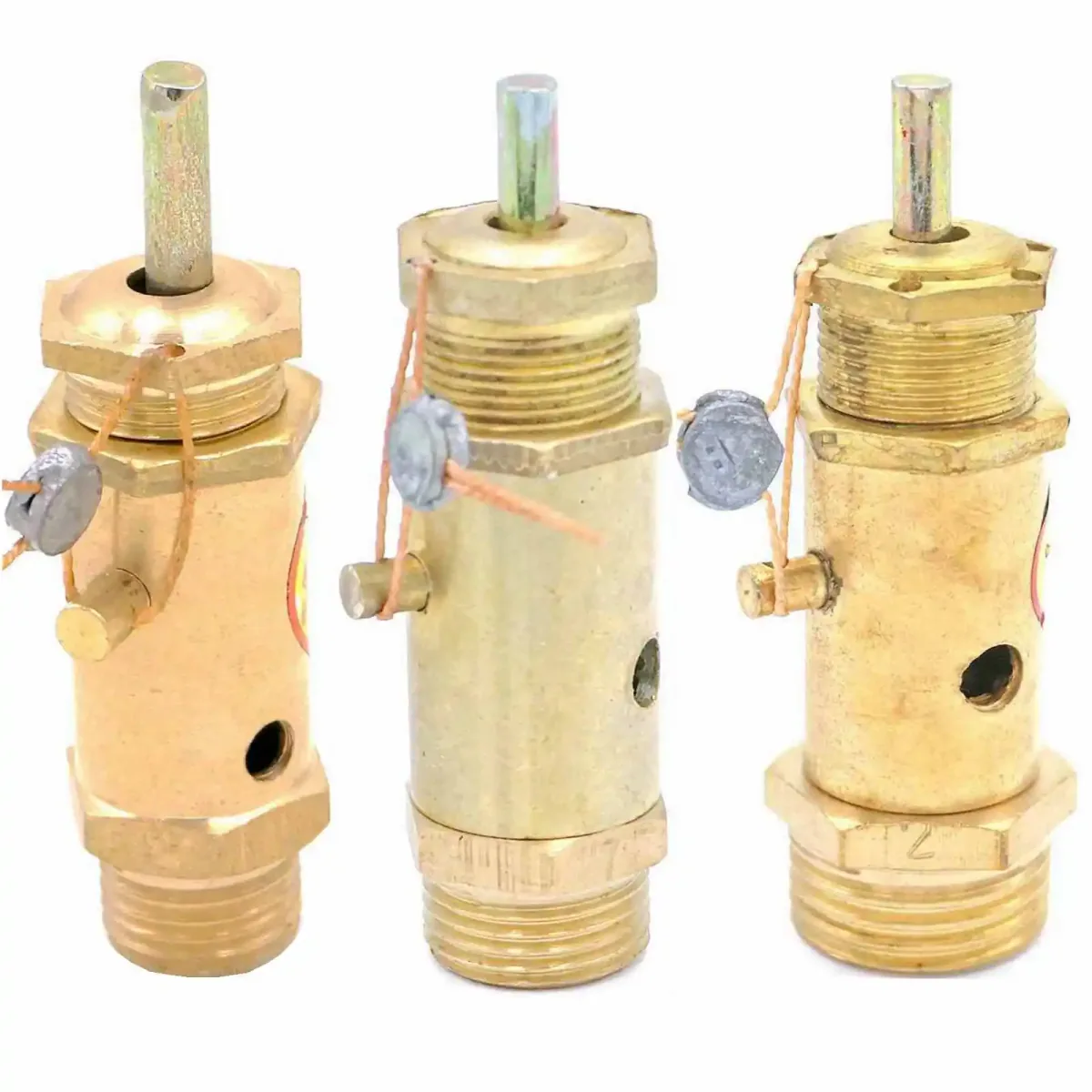 Air Compressor Safety Relief Valve | 1 to 16 Bar | 1/4" to 3/4" BSP Male - Thumbnail 4