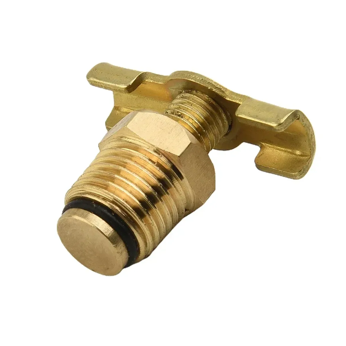 Air Compressor Drain Valve | 1/4 BSP Brass | Tank Blowdown Valve - Thumbnail 5