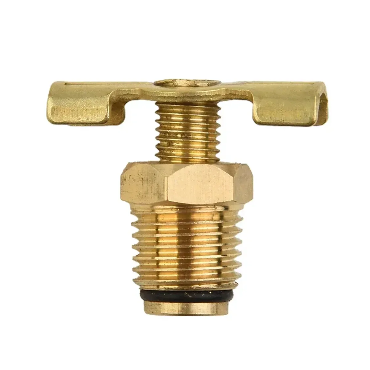 Air Compressor Drain Valve | 1/4 BSP Brass | Tank Blowdown Valve - Thumbnail 4
