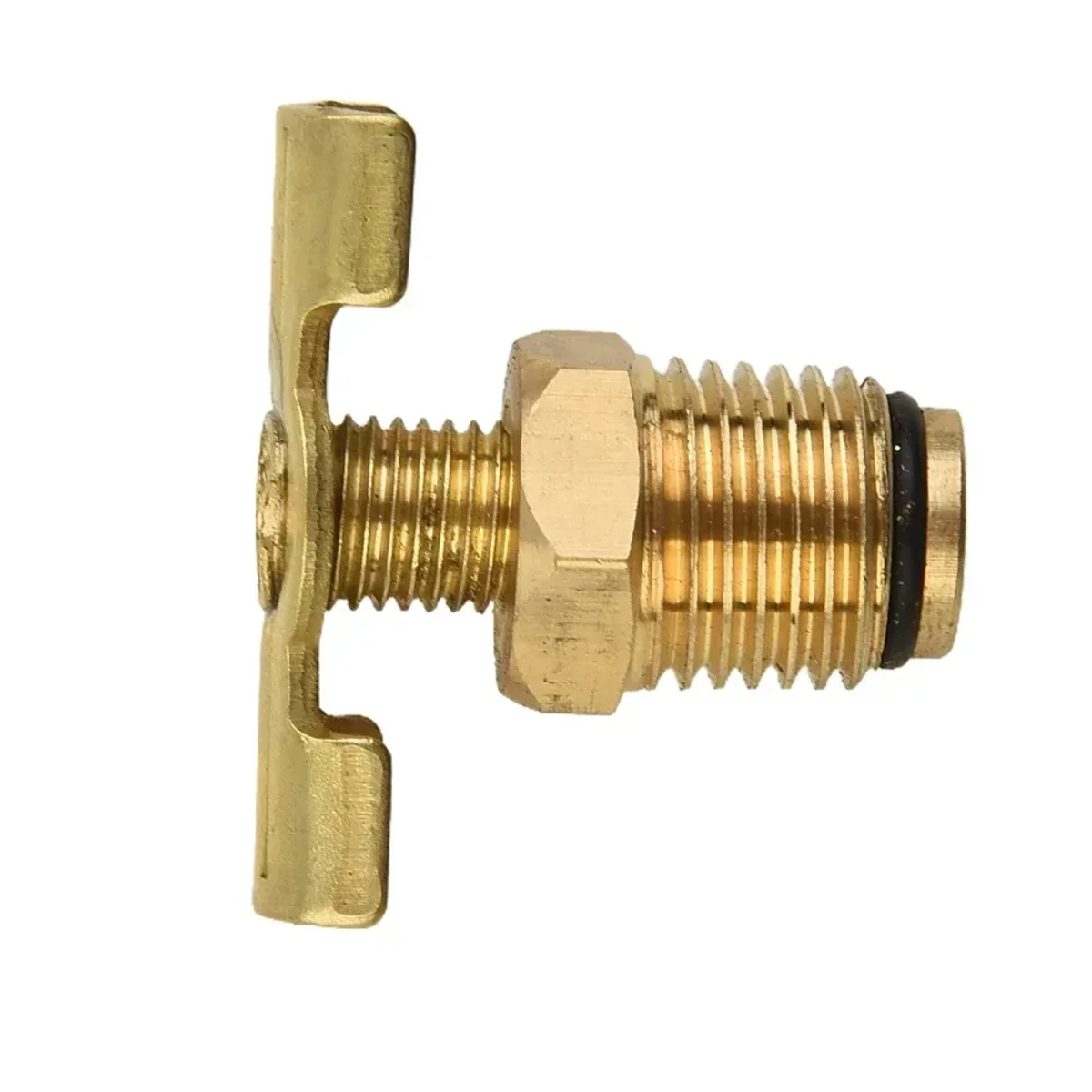 Air Compressor Drain Valve | 1/4 BSP Brass | Tank Blowdown Valve - Thumbnail 3