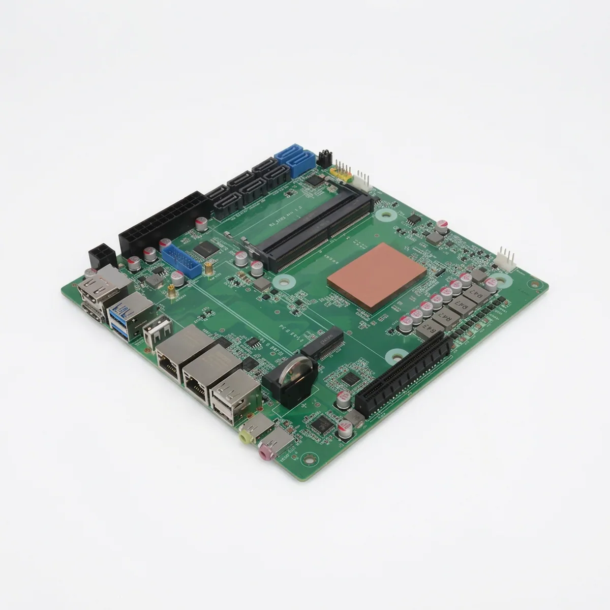 Mini ITX NAS Motherboard | AMD Ryzen | 8x SATA 3x NVMe 2x 2.5GbE