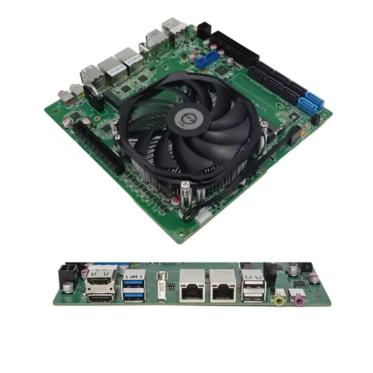 Mini ITX NAS Motherboard | AMD Ryzen | 8x SATA 3x NVMe 2x 2.5GbE - Thumbnail 2