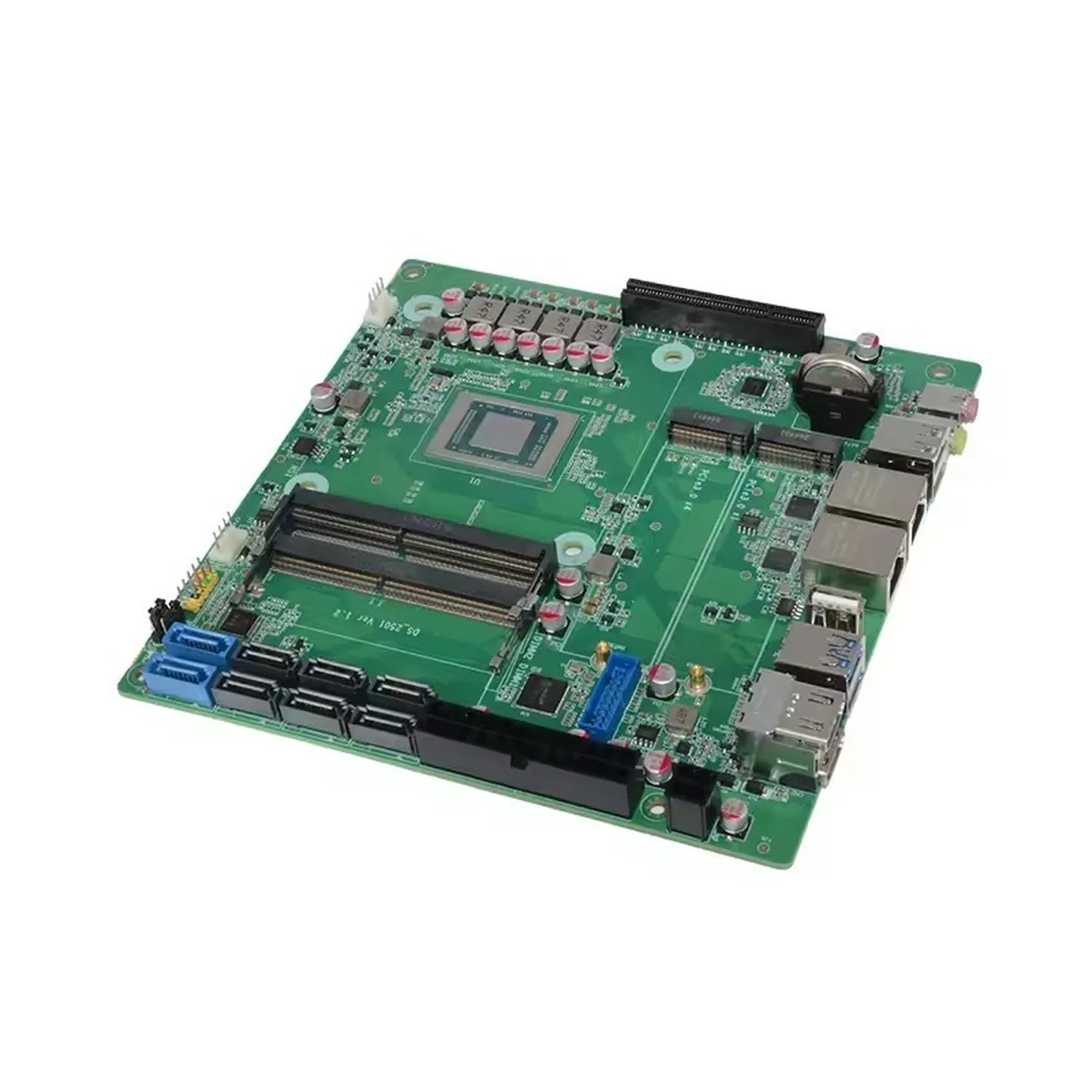 Mini ITX NAS Motherboard | AMD Ryzen | 8x SATA 3x NVMe 2x 2.5GbE - Thumbnail 3