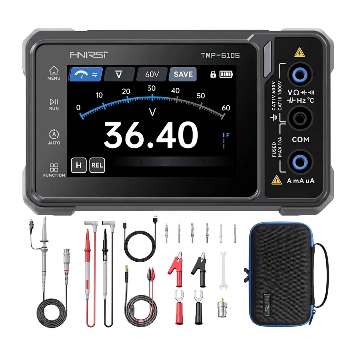 Multimeter with Oscilloscope TMP-610S | 60000 Count TRMS | 10MHz Scope - Image 1
