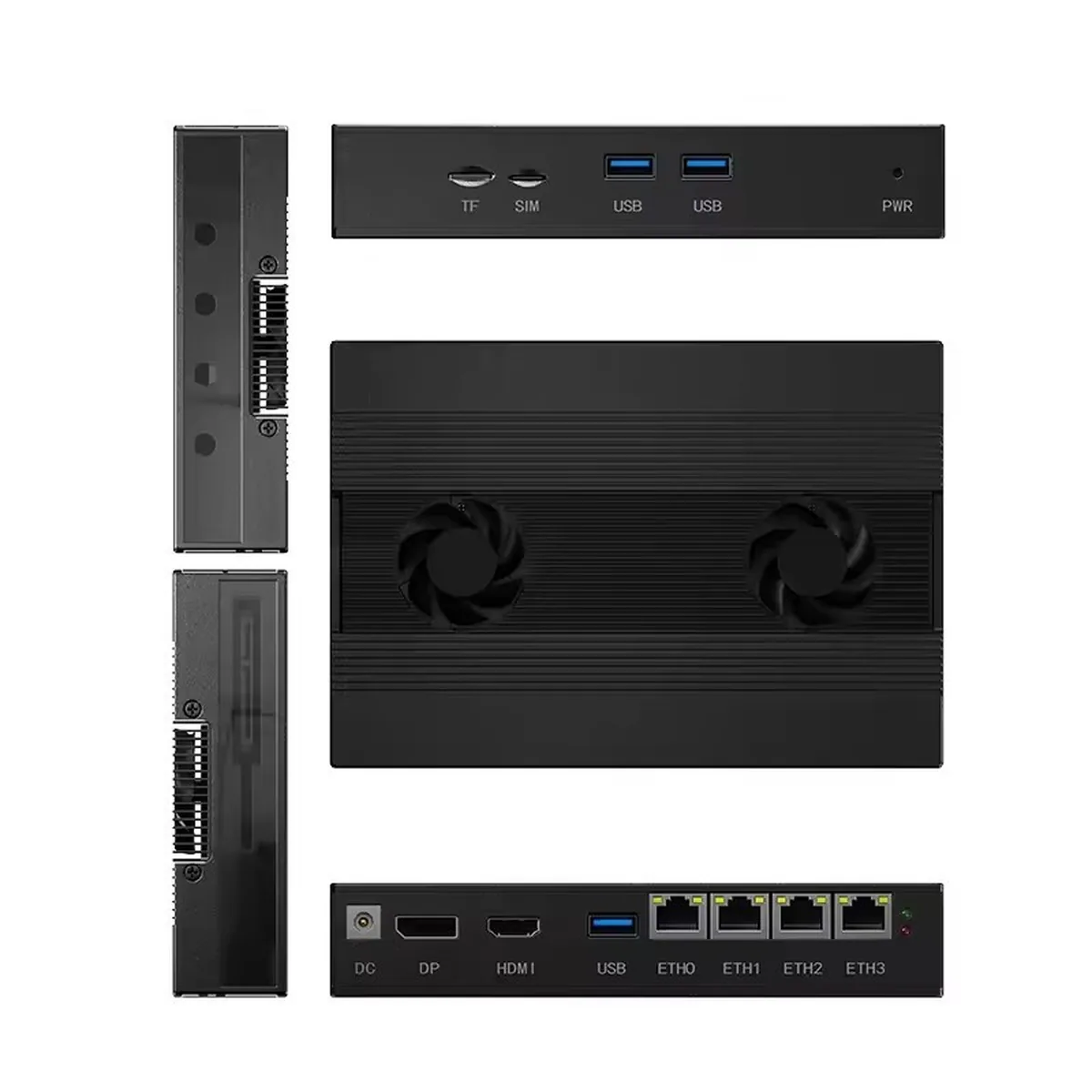 Firewall Appliance Mini PC | 4x 2.5GbE LAN | Dual NVMe Home Server - Thumbnail 5