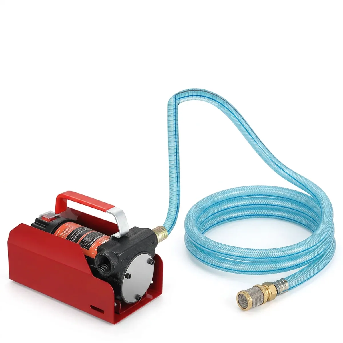 12V Diesel Transfer Pump Kit | Auto Shut-Off Nozzle | 10 GPM Self-Priming System - Thumbnail 3