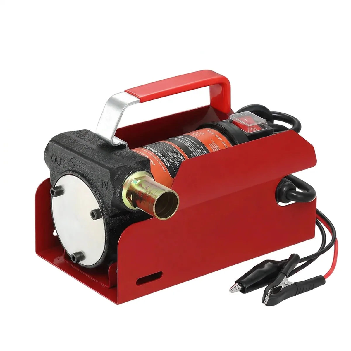 12V Diesel Transfer Pump Kit | Auto Shut-Off Nozzle | 10 GPM Self-Priming System - Thumbnail 4