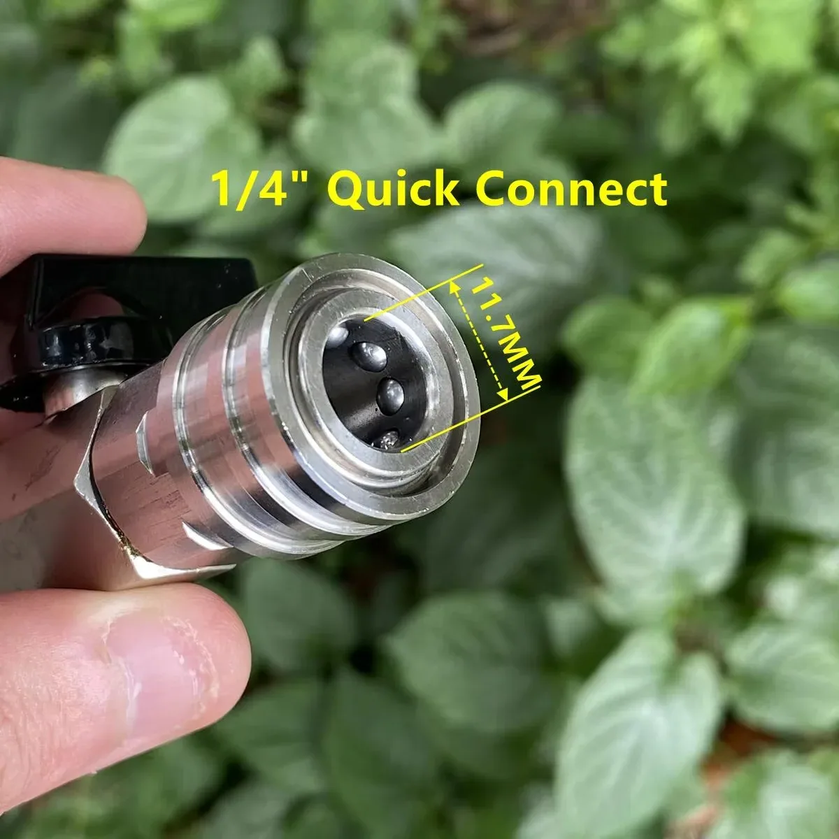 Pressure Washer Hose Adapter M22 14mm | Ball Valve | 1/4 Inch Quick Connect - Thumbnail 2