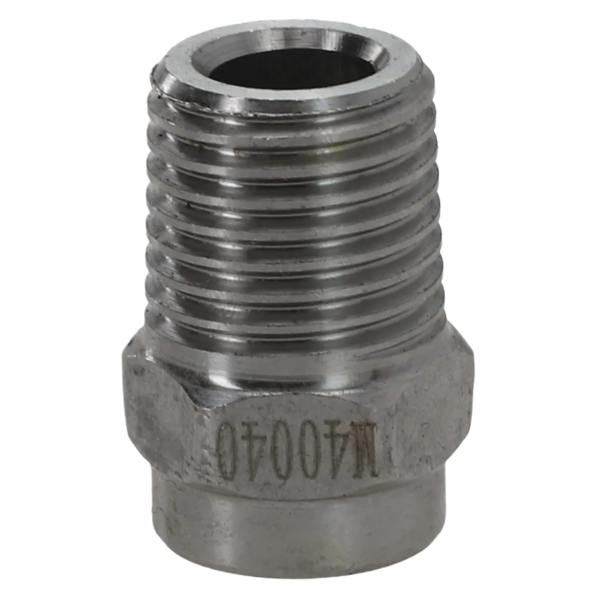 High Pressure Washer Nozzle M40040 | 1/4" NPT | Stainless Steel Fan Spray - Thumbnail 4