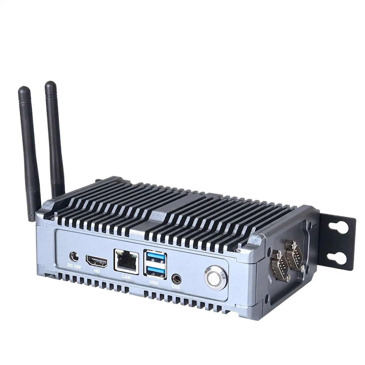 Fanless Industrial Mini PC | 4x 2.5GbE PoE | DDR5 Alder Lake-N - Thumbnail 5