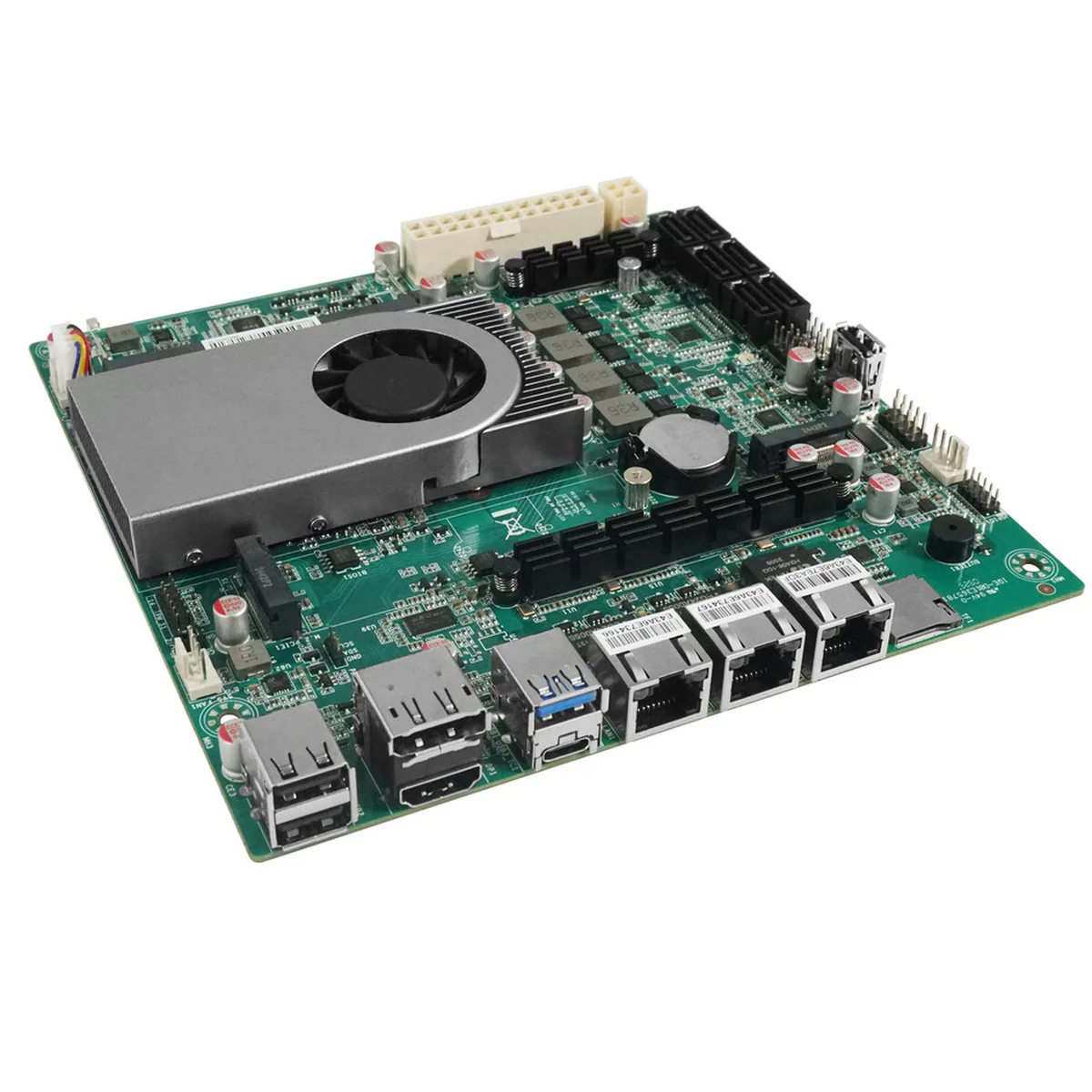 Mini PC NVMe Motherboard | Dual M.2 6x SATA | 10G SFP+ DDR5 Mini-ITX - Thumbnail 2