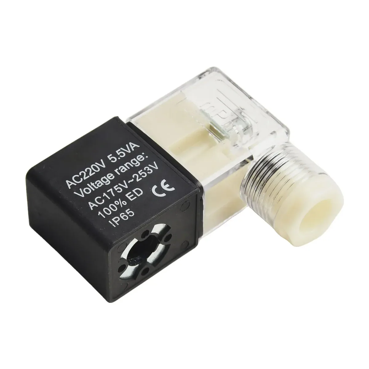 Air Compressor Unloader Valve | Power Off Solenoid Vent | 220V Coil - Thumbnail 2