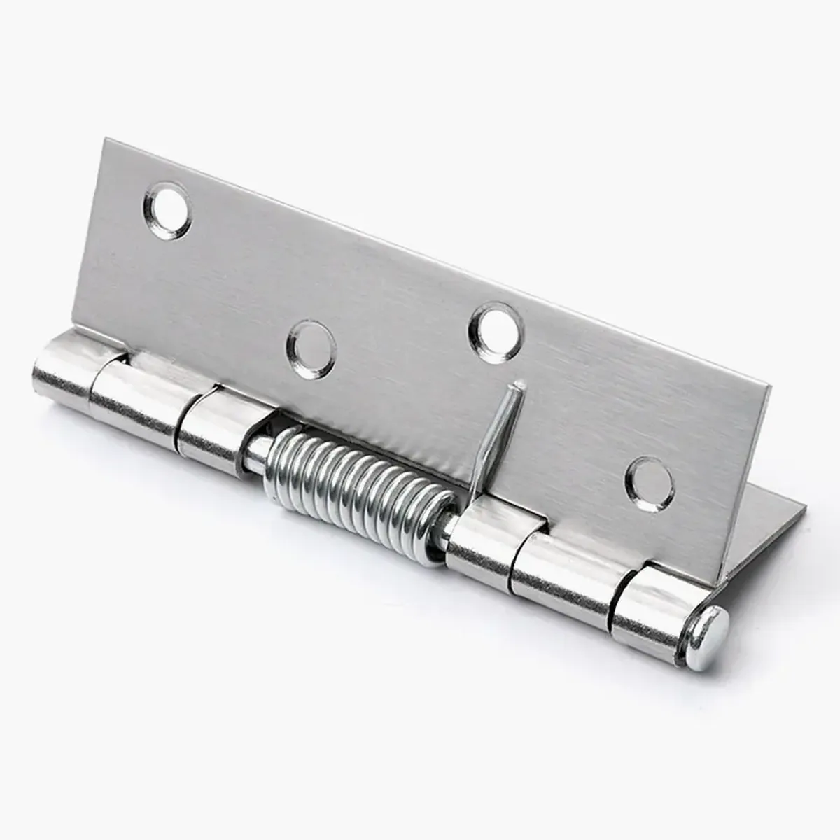 Rebound Cross Hinge | Spring-Loaded Stainless Steel | Self-Closing Door & Window Hardware - Image 1