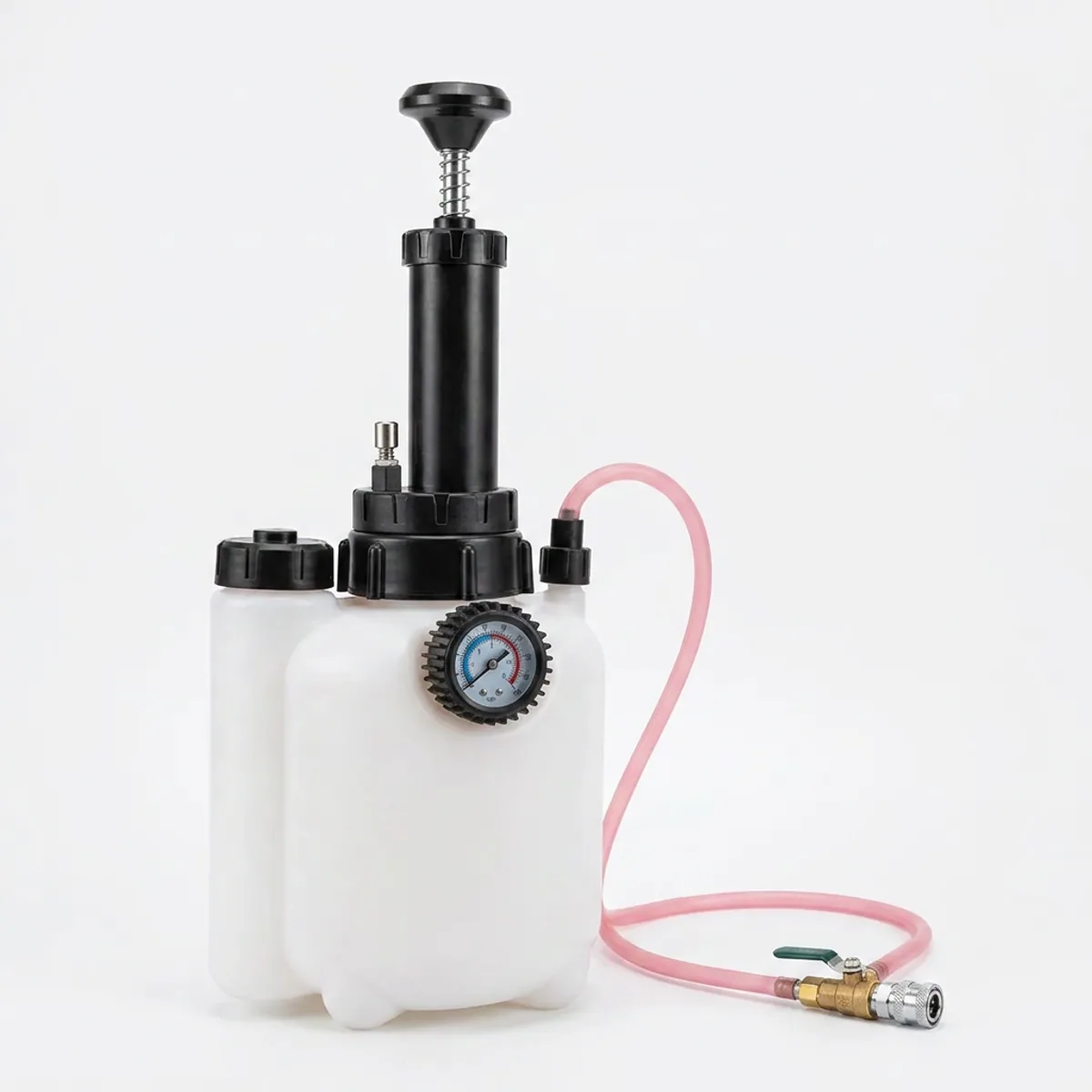 Hand Oil Pump System | 3L Fluid Filler Tank | 8-Piece Fitting Adapters