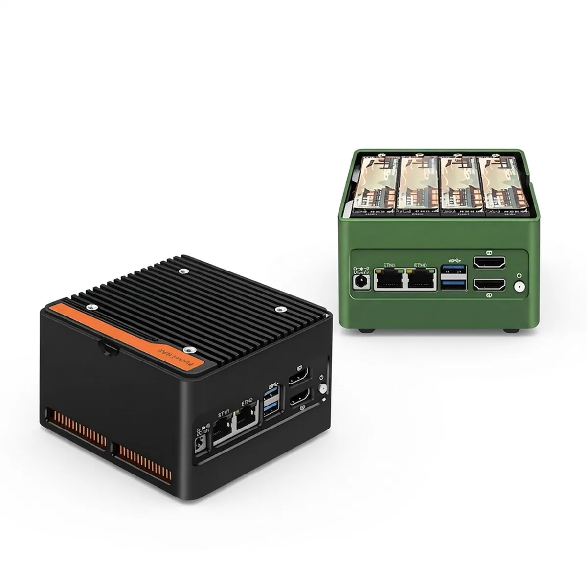 NAS Mini PC | 4x M.2 NVMe Slots | Intel N150 Dual 2.5GbE - Thumbnail 3