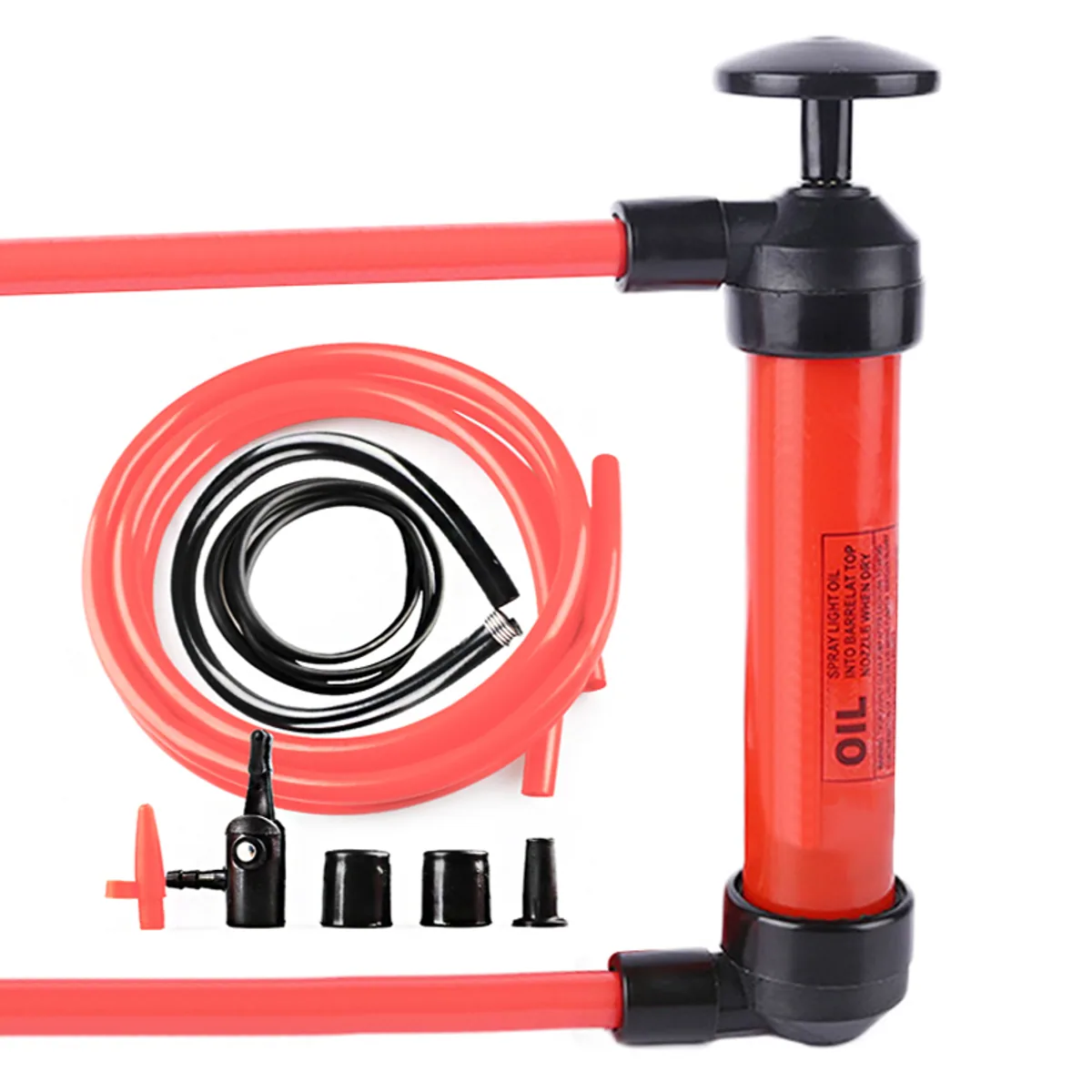 Oil Pump Siphon Kit | Manual Liquid Transfer Hose | Car Fluid Change - Thumbnail 4