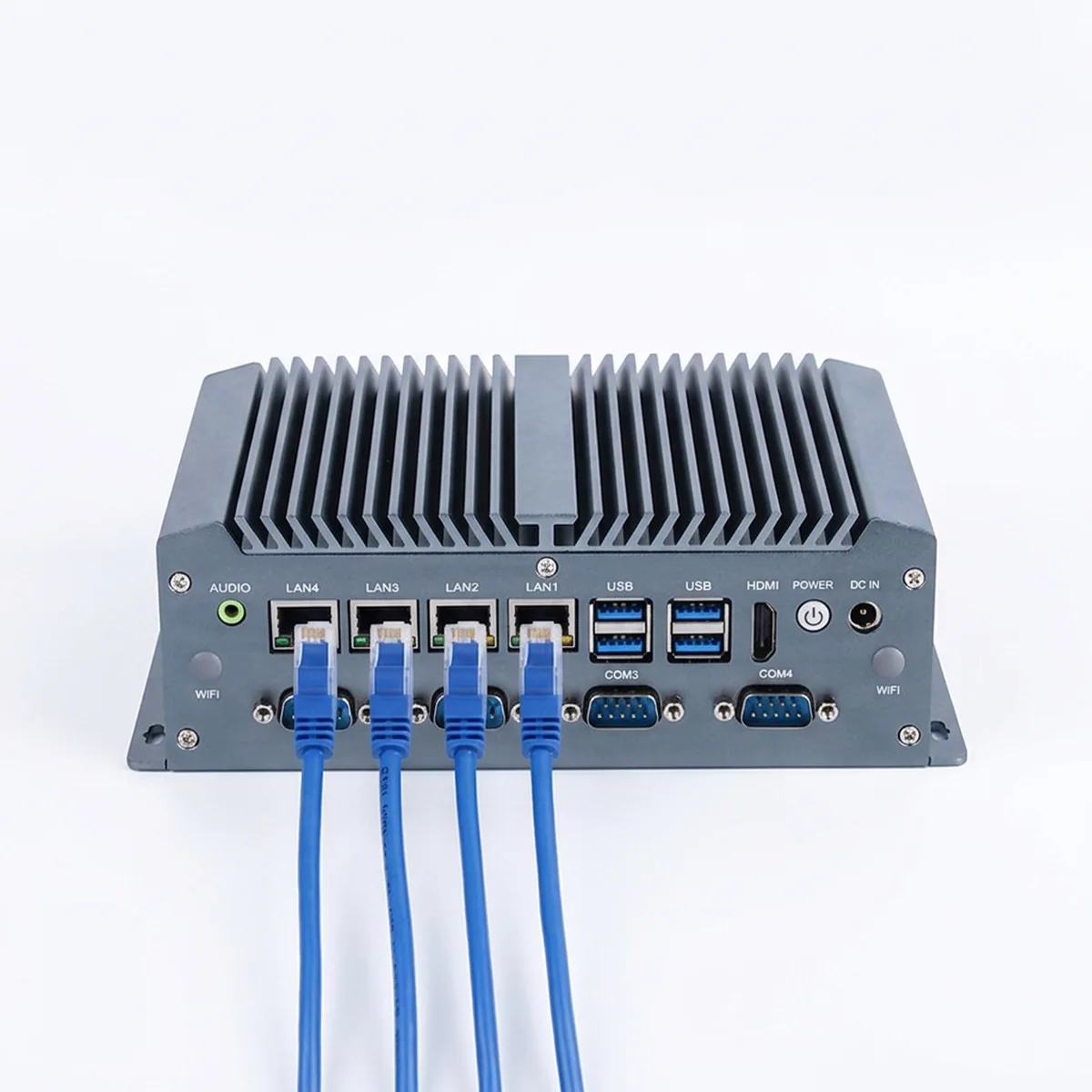 Industrial Mini PC | 9V-36V Wide Voltage | 6x COM 16x GPIO 4x LAN - Thumbnail 3