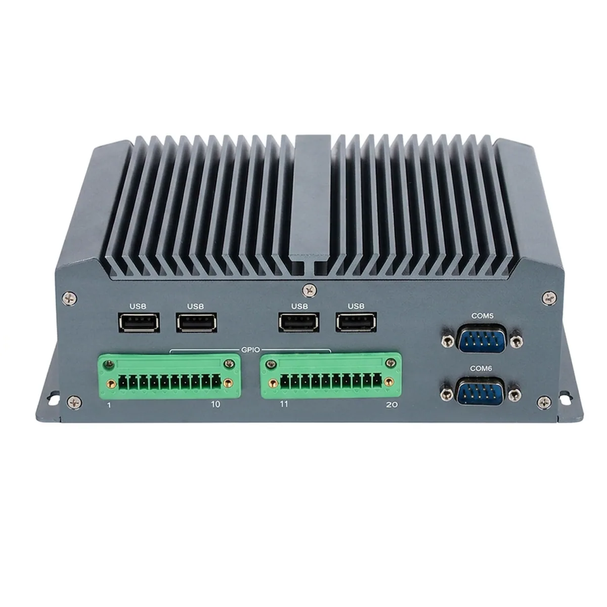 Industrial Mini PC | 9V-36V Wide Voltage | 6x COM 16x GPIO 4x LAN - Thumbnail 4