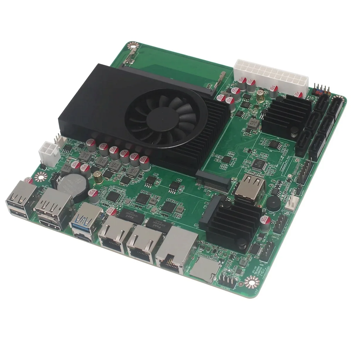 Mini ITX NAS Motherboard | 6-Bay SATA DDR5 | 10G & Dual 2.5GbE